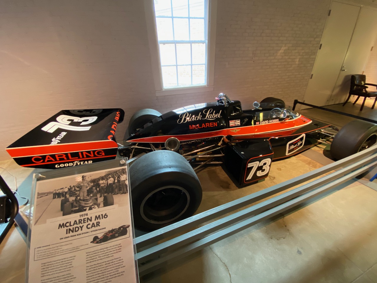 saratoga spa - mclaren m16 indy car